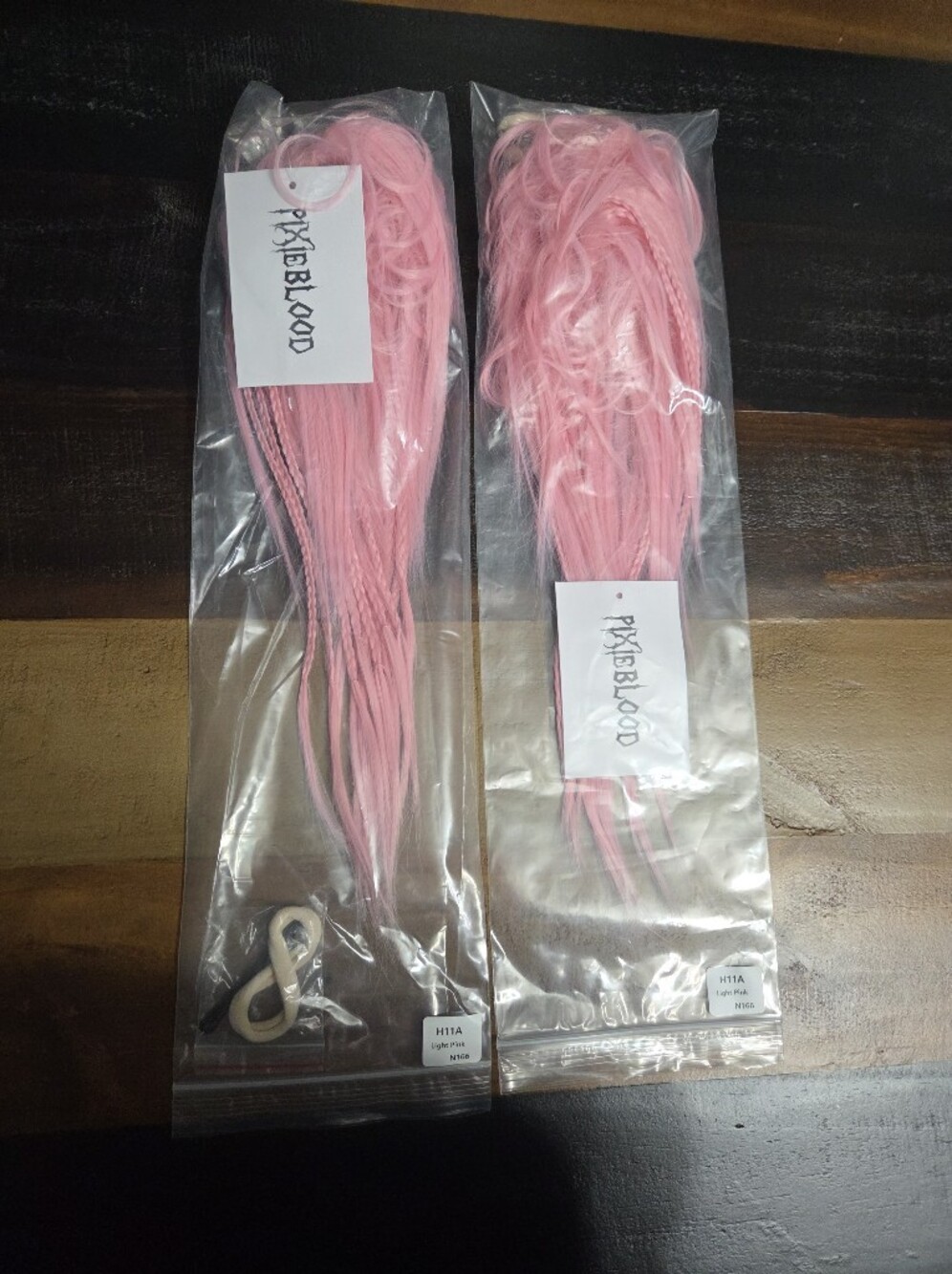 Pink Messy Ponytail Extensions